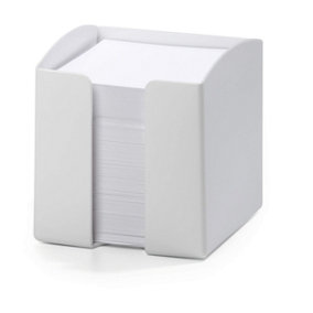 Durable TREND 800 Sheet Note Box Transparent Memo Pad Cube - Clear Green