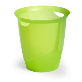 Durable TREND Plastic Recycling Waste Bin - 16 Litre - Green