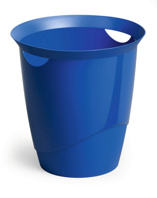 Durable TREND Plastic Waste Recycling Bin - 16 Litre - Blue