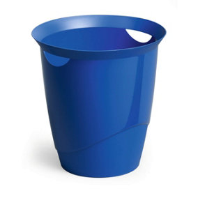 Durable TREND Plastic Waste Recycling Bin - 16 Litre - Blue