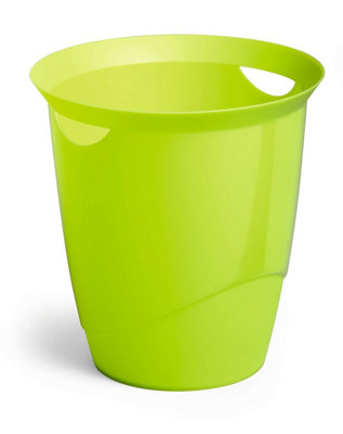 Durable TREND Plastic Waste Recycling Bin - 16 Litre - Green