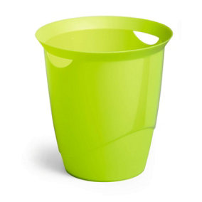Durable TREND Plastic Waste Recycling Bin - 16 Litre - Green