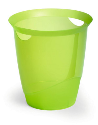 Durable TREND Plastic Waste Recycling Bin - 16 Litre - Light Green