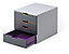 Durable VARICOLOR 4 Drawer Unit, Desktop Organiser, 4 Draws