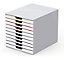 Durable VARICOLOR MIX 10 Drawer Unit, Desktop Organiser,10 Draws