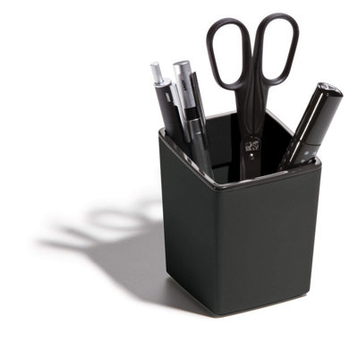 Durable VARICOLOR Pen Pot Pencil Holder Desk Tidy Organizer Cup - Grey Price Comparisons | Compare The Build