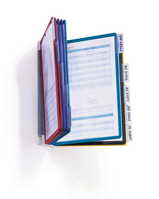 Durable VARIO WALL 10 Display Panel Document Holder - 10 Panel - A4 ...