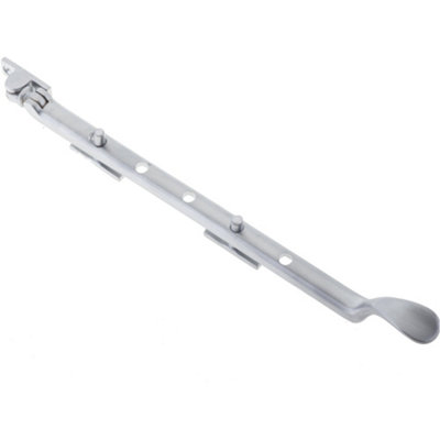 Durable Victorian Casement Stays 300mm in Elegant Satin Chrome Finish - Window Peg Bar