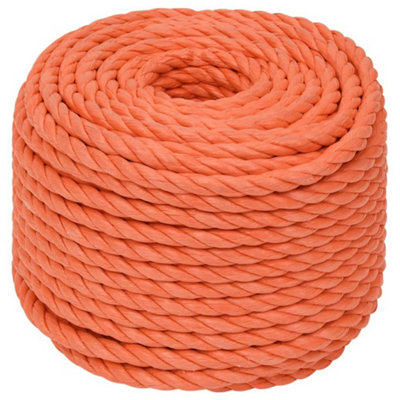 Durable Work Rope Orange 16 mm 25 m Polypropylene