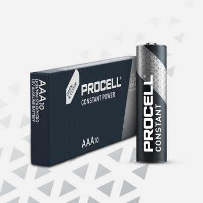 Duracell S3861 AAA PROCELL Alkaline Batteries (Pack 10) DURPROAAA