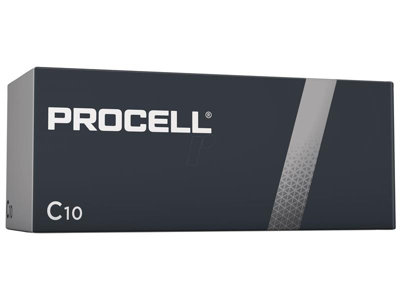 Duracell S3862 C Cell PROCELL Alkaline Batteries (Pack 10) DURPROC