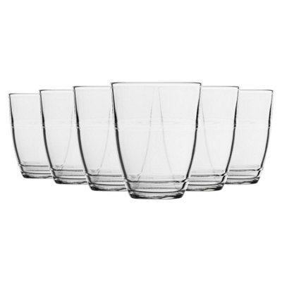 Duralex Gigogne Highball Glasses - 360ml - Pack of 6