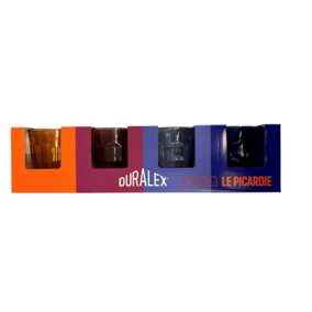Duralex Picardie Glasses 25cl Gift Pack Set of 4 Mixed Colours