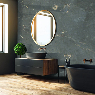 DuraPanel Large Corner Kit in Ferro Graphite | DIY at B&Q
