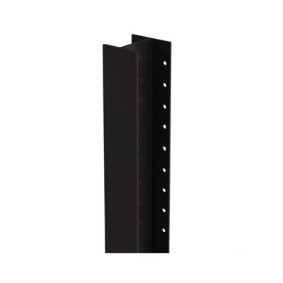 Durapost Classic Black Metal Fence Post (W) 48mm (L) 1.8m