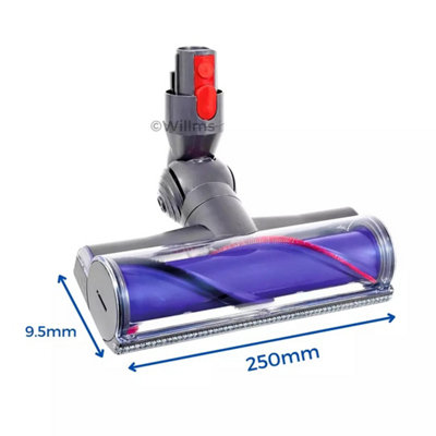 DuraSpares Dyson Brush Head for V7 V8 V10 V11 V15 Motorhead Floor
