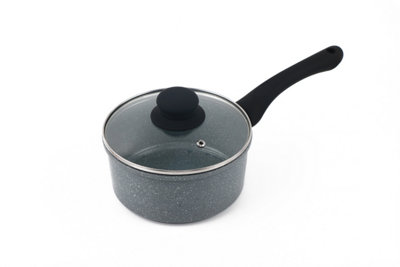 Durastone Forged Carbon Steel Grey 5 Piece Saucepan & Frying Pan  Set