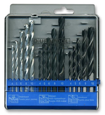 Drill bit best sale set b&q