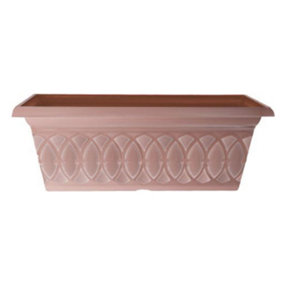 Durham Cloudy Terracotta Window Box Planter For Garden Flowers