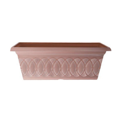 Durham Cloudy Terracotta Window Box Planter For Garden Flowers