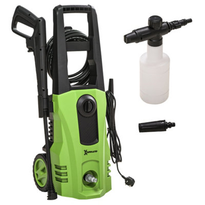 DURHAND 1800W High Pressure Washer, 150 Bar Pressure, 510 L/h Flow, High-Performance Portable Power Washer