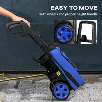DURHAND High-Performance Power Washer 1800W, 150 Bar, 510 L/h, Blue