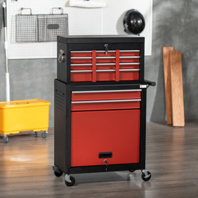 Small tool deals cabinet on wheels