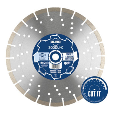 Duro Standard Concrete & Building Materials Diamond Blade 300mm x 20mm Bore