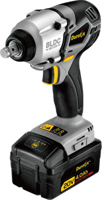 Durofix Cordless Impact Wrench 1/2Dr 20V Brushless 2 Battery Kit | DIY ...
