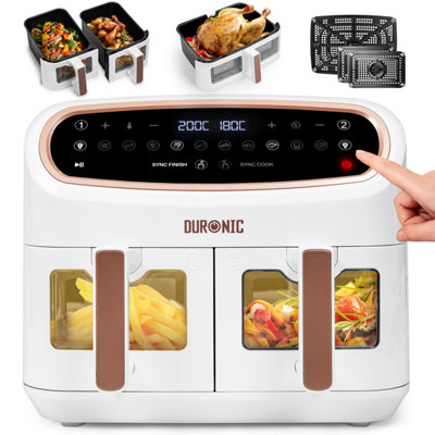 AuFiiy Silicone Air Fryer Liner For Ninja AF500UK AF500UKCP, Air Fryer Accessories Reusable AirFryer Silicone Liner Compatible With Ninja 10.4L