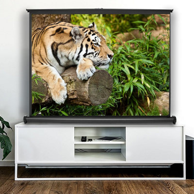 Duronic Desktop Projector Screen DPS50 /43 Portable 50 Inch 4:3 Table ...