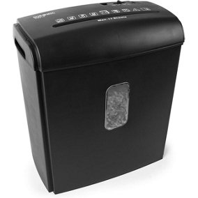 Duronic Electric Paper Shredder PS815  8 x A4 Sheets at a Time Cross Cut 15L Bin 250W Power Thermal Overload Protection