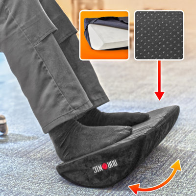 Duronic Ergonomic Footrest FT05 Soft Firm Lightweight Textured Comfort ...