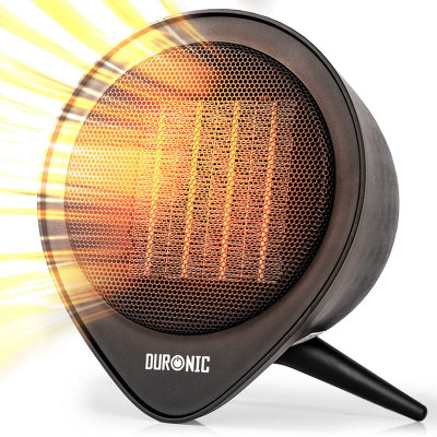 Duronic FH15K Electric Fan Heater with Ceramic Elements, 1.5kW Power, Timer  Function up to 15 Hours, 2 Heat Settings (black) | DIY at Bu0026Q