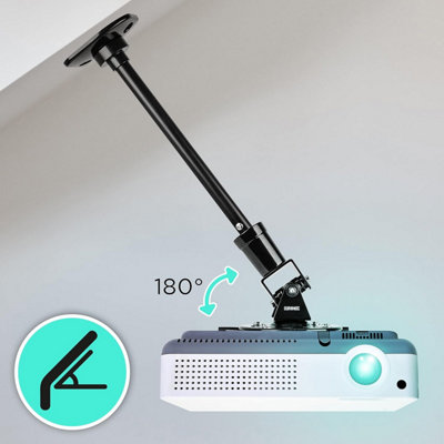 Duronic Projector Mount Stand PB02XL 10kg Capacity Universal Adjustable ...