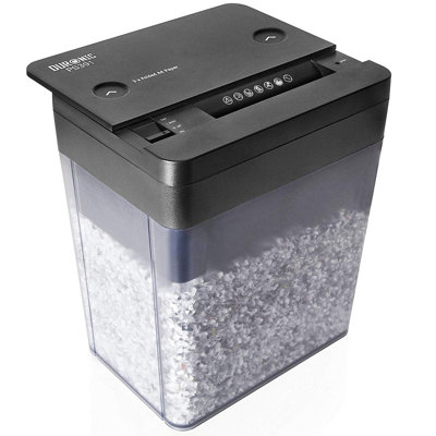 Duronic PS391 Mini Desktop Paper Shredder, 3x A4 Folded Sheets a Time, Micro Cut, 5 Litre Bin, 500W, Thermal Overload Protection Price Comparisons | Compare The Build