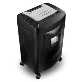 Duronic PS991 Electric Paper Shredder, 18x A4 Sheets at a Time, Cross Cut, 31 Litre Bin, 580W Power, Thermal Overload Protection