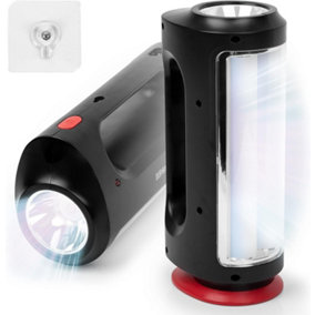  Duronic Hurricane 4 in 1 Rechargeable, Hand Crank,  Self-Powered, Dynamo Flashlight, Torch, Lamp, Lantern - USB Charging  Function : Sports & Outdoors