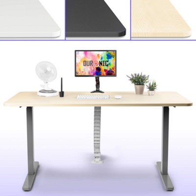 Duronic TT187 NL Sit Stand Desk Top, Table Surface Only for Duronic TM Desk Frames only, 180cm x 70cm - natural