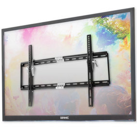 Duronic TVB777 Tilt Adjustable TV Bracket, Wall Mount with VESA 600x400 for Flat Screen Television 33-60"