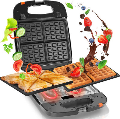 Waffle and outlet toasted sandwich maker