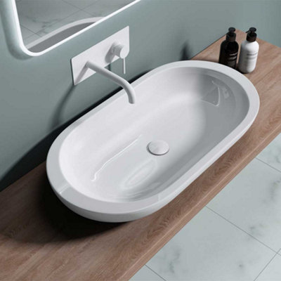 Durovin Bathrooms Ceramic Bathroom Basin - Countertop Sink Vessel ...