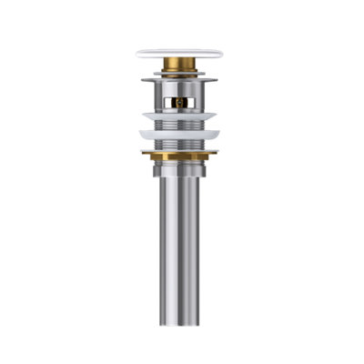 Durovin Bathrooms Push Pop Up Sink Waste Plug - Slotted Suitable for ...