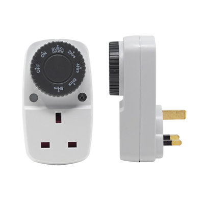 Dusk to Dawn Timer Plug Automatic Day Night Light Timer Switch