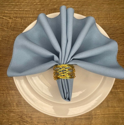 Dusky Blue Napkins 38cm x 38cm (15 x 15)