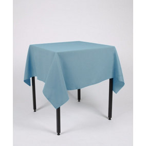 Dusky Blue Square Tablecloth 121cm x 121cm (48" x 48")