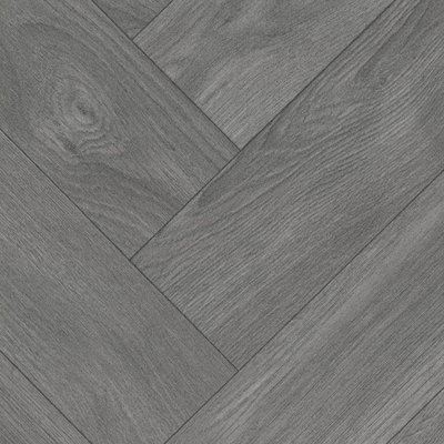 Grey Modern Wood Effect Anti-Slip Vinyl Flooring For Bathroom Kitchen 2 5mm Thick Vinyl Sheet 4m 13 1 X 4m 13 1 16m