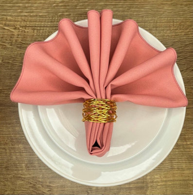 Dusky Pink Napkins 38cm x 38cm (15 x 15)