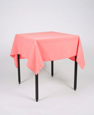 Dusky Pink Square Tablecloth 121cm x 121cm (48" x 48")