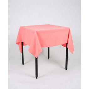Dusky Pink Square Tablecloth 121cm x 121cm (48" x 48")